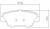 Колодки тормозные дисковые передние для автомобилей Kia Optima III (10-) / Hyundai Sonata VI (10-) с тормозными дисками d=300
