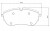 Колодки тормозные дисковые передние для автомобилей VW Amarok (10-)