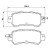 Колодки тормозные дисковые задние (керамические) для автомобилей Mazda CX-5 (11-) [серия PRO]