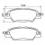 Колодки тормозные дисковые задние (керамические) для автомобилей Mazda CX-5 (11-) с электронным стояночным тормозом [серия PRO]