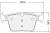 Колодки тормозные дисковые задние для автомобилей VW Taos (21-)