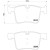 Колодки тормозные дисковые передние для автомобилей BMW 1 (F20) (11-) / 3 (F30) (11-) с тормозной системой Brembo