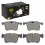 Колодки тормозные дисковые передние для автомобилей BMW 1 (F20) (11-) / 3 (F30) (11-) с тормозной системой Brembo