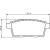 Колодки тормозные дисковые задние (керамические) для автомобилей Mazda CX-7 (09-) / CX-9 (07-) [серия PRO]