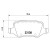 Колодки тормозные дисковые задние для автомобилей Mercedes A (W168) (97-) / A (W169) (04-) / B (W245) (05-)
