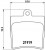 Колодки тормозные дисковые задние для автомобилей Mercedes C (W202) (93-) / E (W210) (95-)