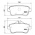 Колодки тормозные дисковые задние для автомобилей Mercedes ML (W166) (11-) / GLS (X166) (15-)