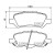 Колодки тормозные дисковые задние для автомобилей Toyota Venza (08-) (PF 4118)