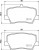 Колодки тормозные дисковые задние для автомобилей Geely Tugella (20-) / Preface (24-)