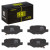 Колодки тормозные дисковые задние для автомобилей Geely Coolray (18-) / Belgee X50 (23-)