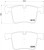 Колодки тормозные дисковые передние для автомобилей BMW 1 (F20) (11-) / 3 (F30) (11-) с тормозной системой Bosch (в комплекте с датчиком)
