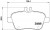 Колодки тормозные дисковые задние для автомобилей Mercedes A (W176) (12-)/B (W246) (13-) (в комплекте с датчиком)