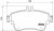 Колодки тормозные дисковые передние для автомобилей Mercedes A (W176) (12-) / B (W246) (13-) (в комплекте с датчиком)
