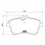Колодки тормозные дисковые передние для автомобилей Mercedes A (W169) (04-) 2.0i/2.0D (в комплекте с датчиком)