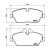 Колодки тормозные дисковые передние для автомобилей BMW 1 (E81/87) (04-) / Mini Cooper (06-)