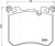 Колодки тормозные дисковые передние для автомобилей BMW X5 (F15) (13-) / X6 (F16) (14-) с тормозными дисками 395мм (в комплекте с датчиком)