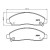 Колодки тормозные дисковые передние для автомобилей Great Wall Hover (05-) / Hover H5 (11-) / Isuzu D-Max (02-)