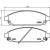 Колодки тормозные дисковые передние для автомобилей Jeep Grand Cherokee III (04-)