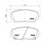 Колодки тормозные дисковые передние для автомобилей Kia Picanto (11-)