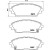 Колодки тормозные дисковые передние для автомобилей Mazda 3 (BM) (13-) / CX-3 (15-)