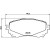 Колодки тормозные дисковые передние для автомобилей Mazda 6 (12-)