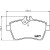 Колодки тормозные дисковые передние для автомобилей Mercedes A (W169) (04-) 1.5i