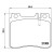 Колодки тормозные дисковые передние для автомобилей Mercedes S-Class (W140) (91-)