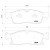 Колодки тормозные дисковые передние для автомобилей Mercedes ML (W166) (11-) 192x64мм
