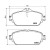 Колодки тормозные дисковые передние для автомобилей Mercedes C (W205) (14-) для тормозной системы TRW
