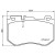 Колодки тормозные дисковые передние для автомобилей Mercedes C (W205) (14-) для тормозной системы AMG