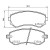 Колодки тормозные дисковые задние для автомобилей Nissan Patrol (97-)
