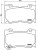 Колодки тормозные дисковые передние для автомобилей Infiniti FX (08-) / G (07-) / Q50 / 70 (13-) / QX70 (13-)