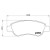 Колодки тормозные дисковые передние для автомобилей Peugeot 107 (05-) / Citroen C1 (05-)