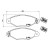 Колодки тормозные дисковые передние для автомобилей Peugeot 206 (98-) / 306 (97-) (с установочным комплектом)