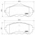 Колодки тормозные дисковые передние для автомобилей Peugeot 308 II (13-)