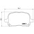 Колодки тормозные дисковые передние для автомобилей Toyota Camry (96-)