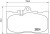 Колодки тормозные дисковые передние для автомобилей Lexus LS (00-) 4.3i (в комплекте с датчиком)