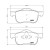 Колодки тормозные дисковые передние для автомобилей Volvo S60 (00-) / S80 (98-) / XC70 (02-)