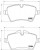 Колодки тормозные дисковые передние для автомобилей Mini Cooper S/D/SD (06-) / Countryman (10-) (в комплекте с датчиком)