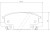 Колодки тормозные дисковые передние для автомобилей Chevrolet Malibu IX (16-)