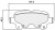 Колодки тормозные дисковые задние для автомобилей Chevrolet Cruze (09- ) /Malibu IX (16-) / Opel Astra K (15-)