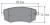 Колодки тормозные дисковые задние для автомобилей Sollers Atlant (22-) / JAC Sunray (10-)