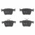 Колодки тормозные дисковые задние для автомобилей Skoda Rapid (12-) / VW Tiguan (15-)