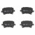 Колодки тормозные дисковые задние для автомобилей Skoda Octavia A5 (04-)