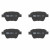 Колодки тормозные дисковые задние для автомобилей Skoda Yeti (09-) / Octavia A5 (04-) / Superb II (08-)