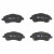 Колодки тормозные дисковые передние для автомобилей Toyota Avensis (03-)