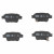Колодки тормозные дисковые задние для автомобилей Toyota Avensis (03-)