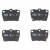 Колодки тормозные дисковые задние для автомобилей Toyota RAV4 (00-) / Chery Tiggo T11 (06-)