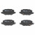 Колодки тормозные дисковые задние для автомобилей Haval Jolion (20-) 2WD