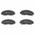 Колодки тормозные дисковые передние для автомобилей Honda Civic VIII (06-)